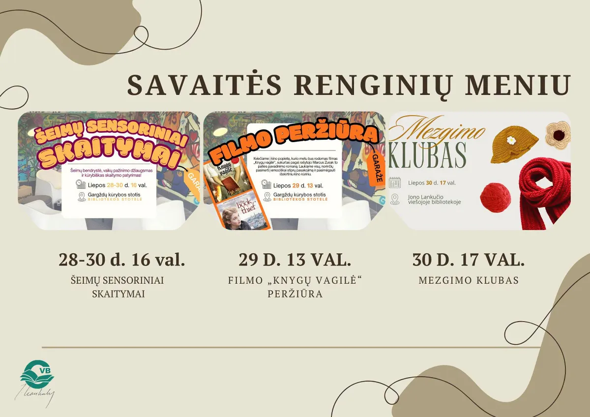 Klaipėdos rajono J. Lankučio bibliotekos savaitės renginiai