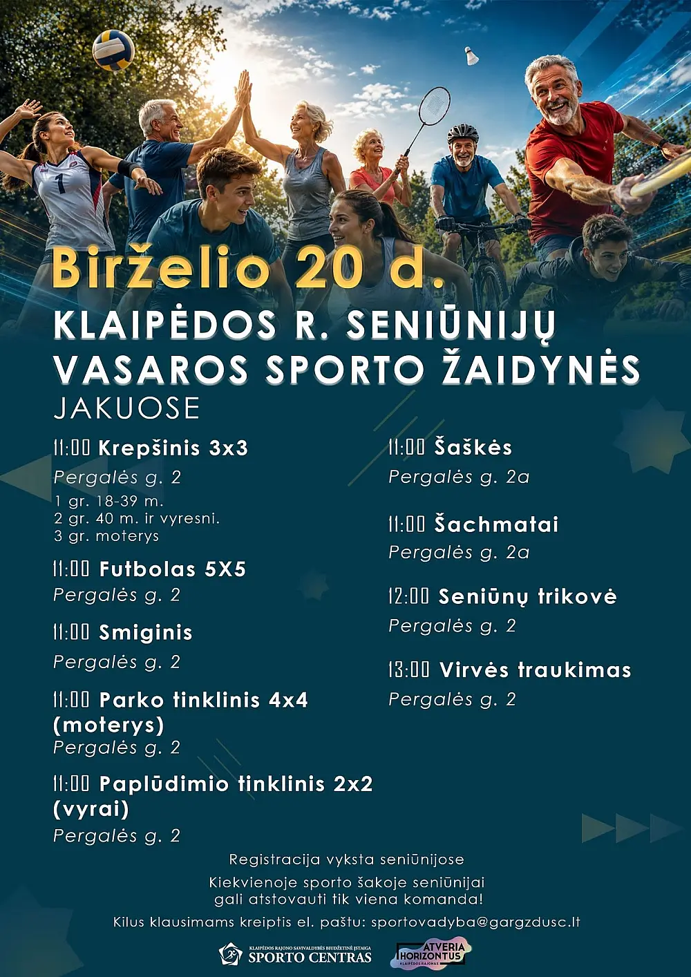Klaipėdos rajono seniūnijų Vasaros sporto žaidynės
