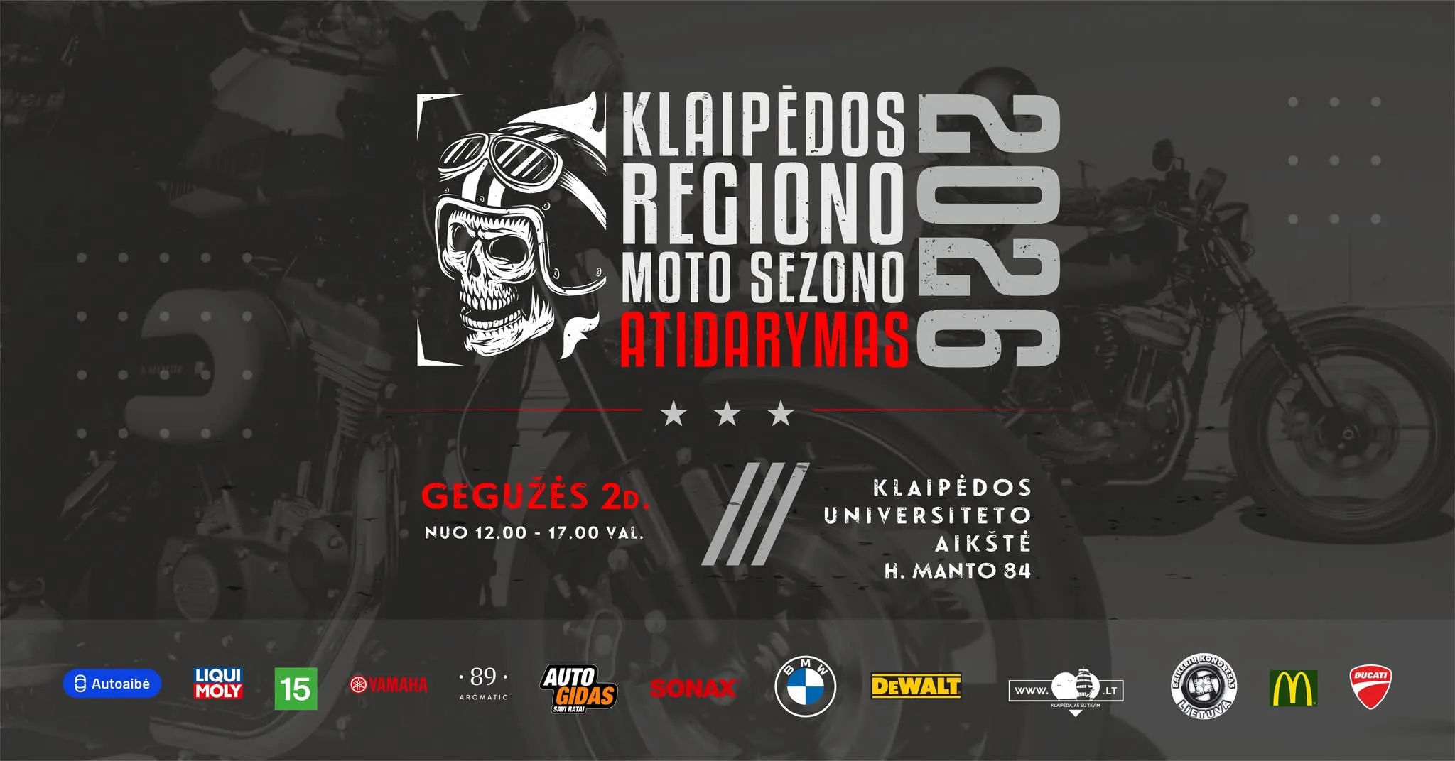 Klaipėdos regiono motociklų sezono atidarymas 2026