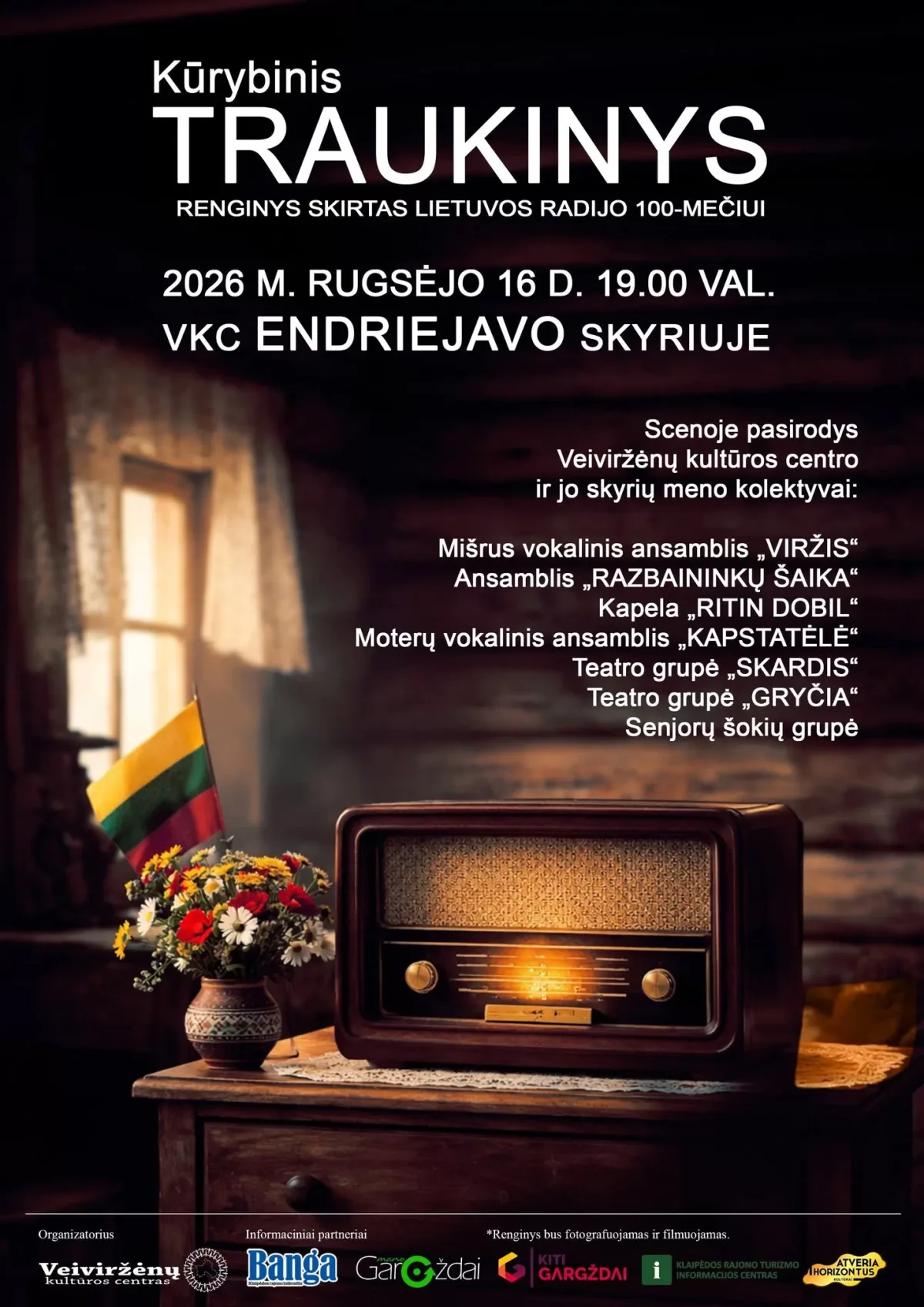 "Kūrybinis traukinys" Endriejave