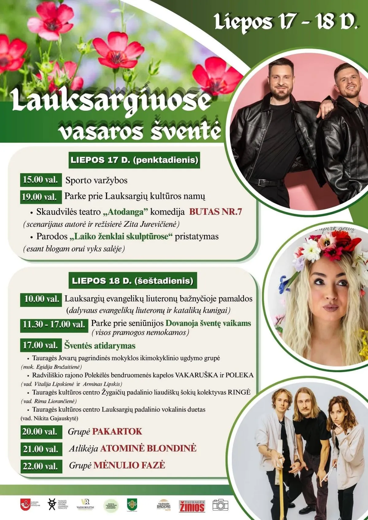Lauksargiuose vasaros šventė 2026