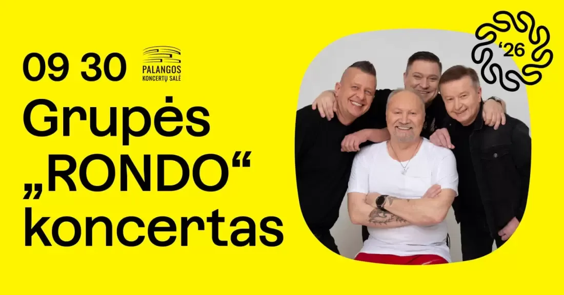 Legendinės grupės "RONDO" koncertas