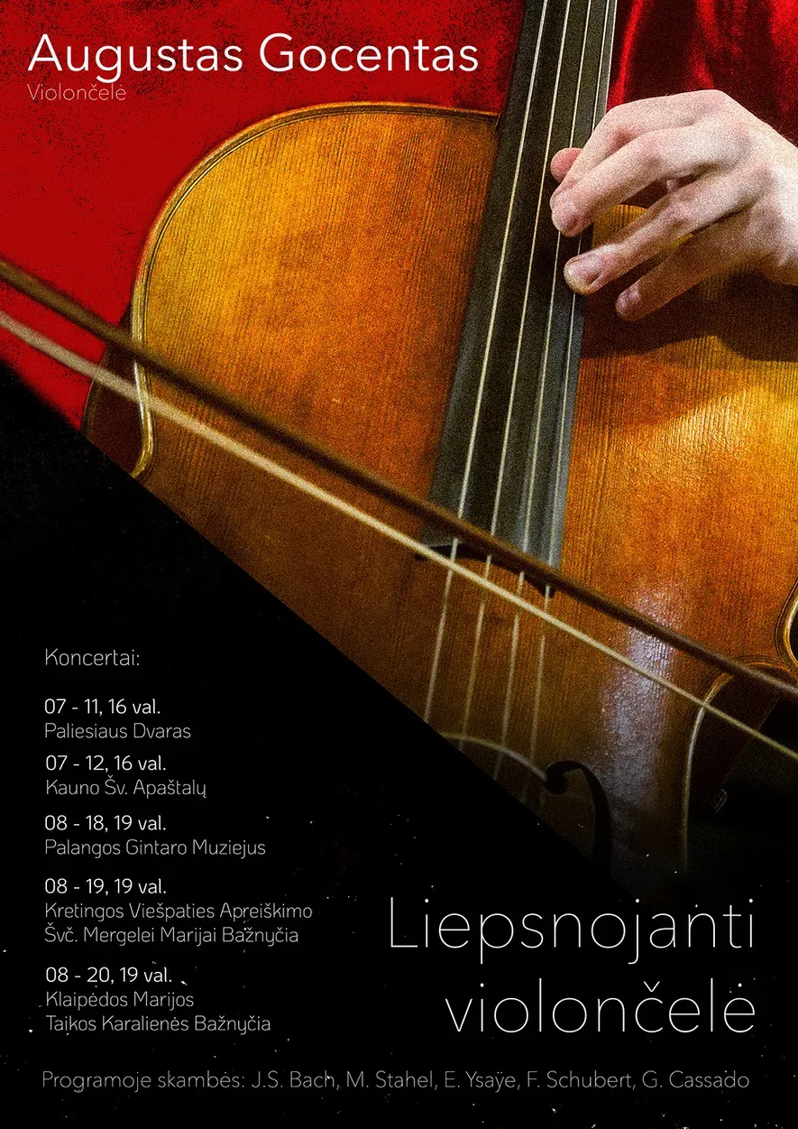 Liepsnojanti Violončelė Kretingoje