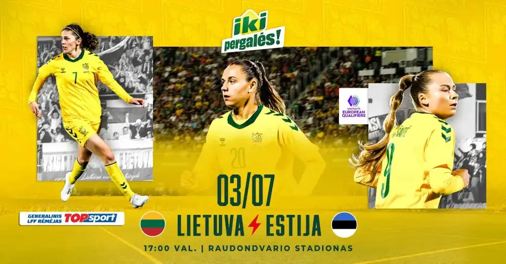 LIETUVA - ESTIJA. Pasaulio moterų čempionato atranka!
