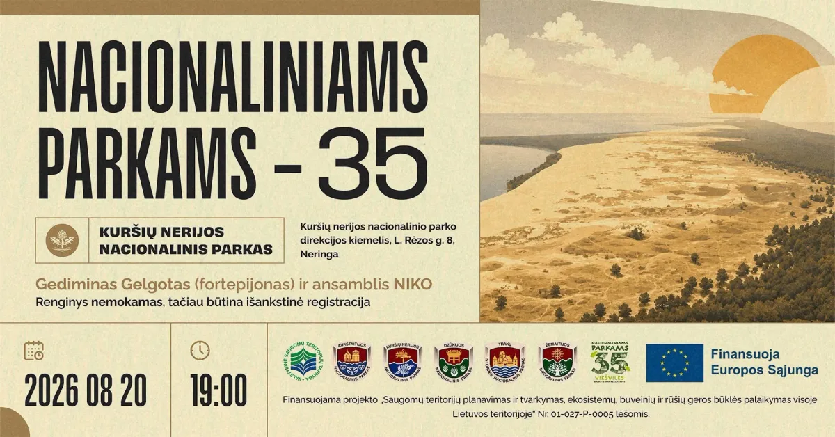 Lietuvos nacionaliniams parkams - 35 | Kuršių nerija