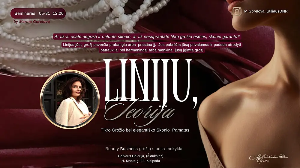 LINIJŲ TEORIJA. TIKRO GROŽIO PAMATAS
