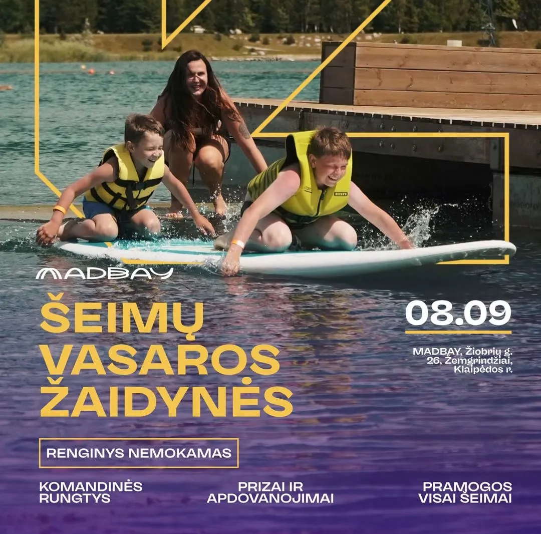MadBay šeimų vasaros žaidynės!