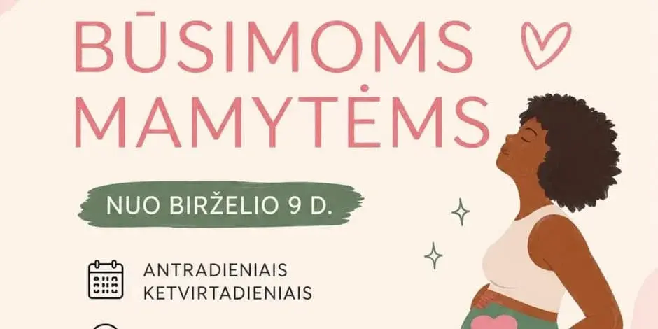 Mankštos būsimoms mamytėms Palangoje