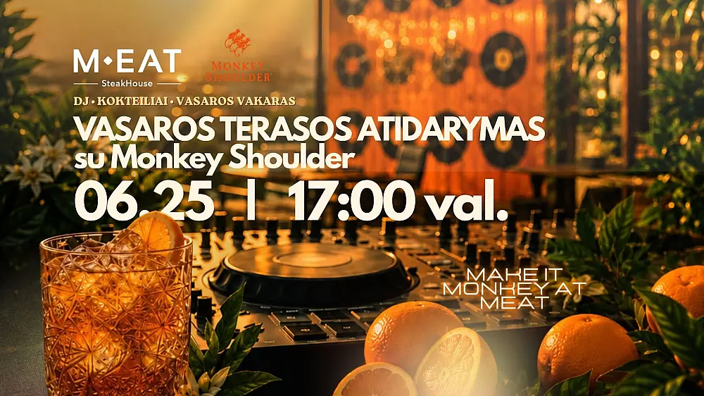 MEAT vasaros terasos atidarymas, Palanga.