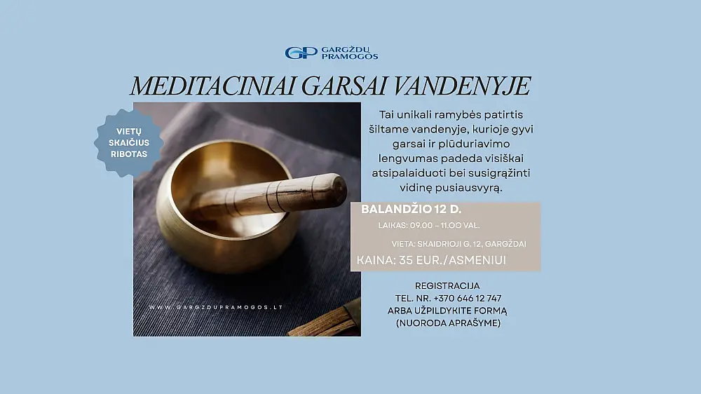 MEDITACINIAI GARSAI VANDENYJE