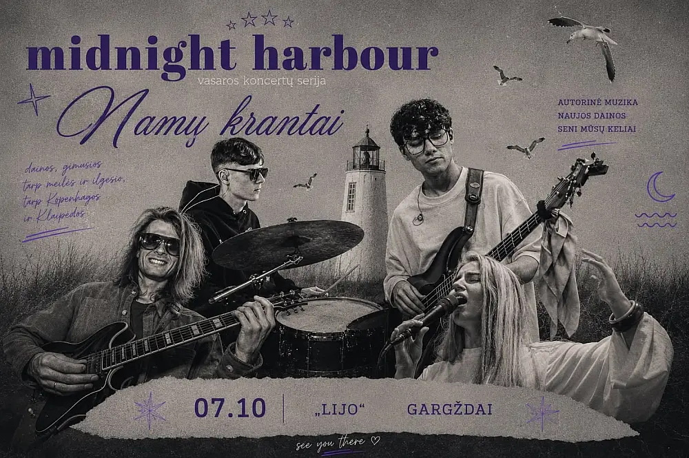 Midnight harbour | Namų krantai | Gargždai