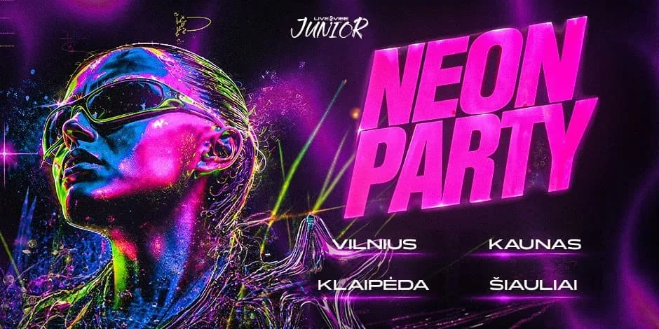 Moksleivių NEON PARTY! Klaipėda