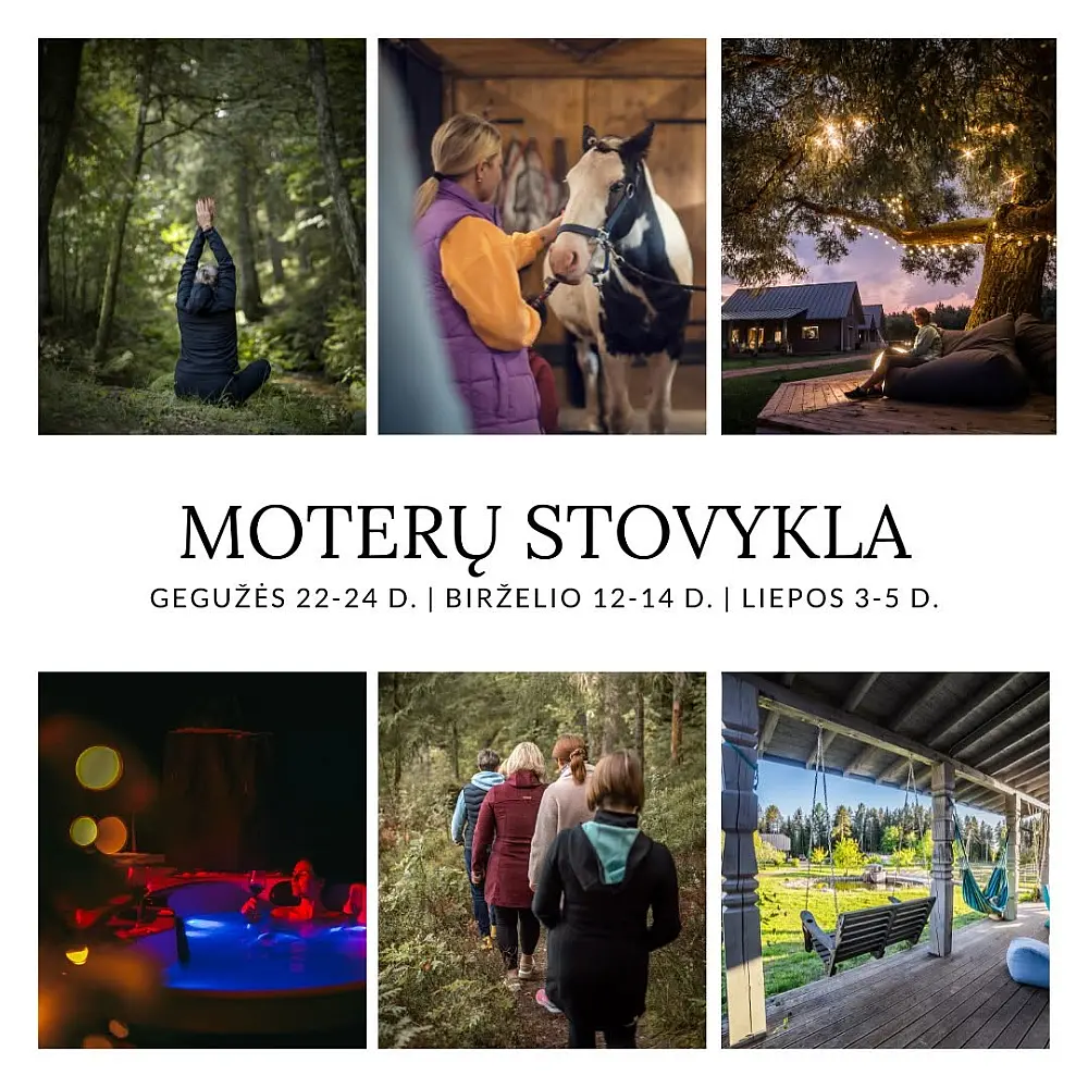 Moterų vasaros stovykla prie Platelių ežero