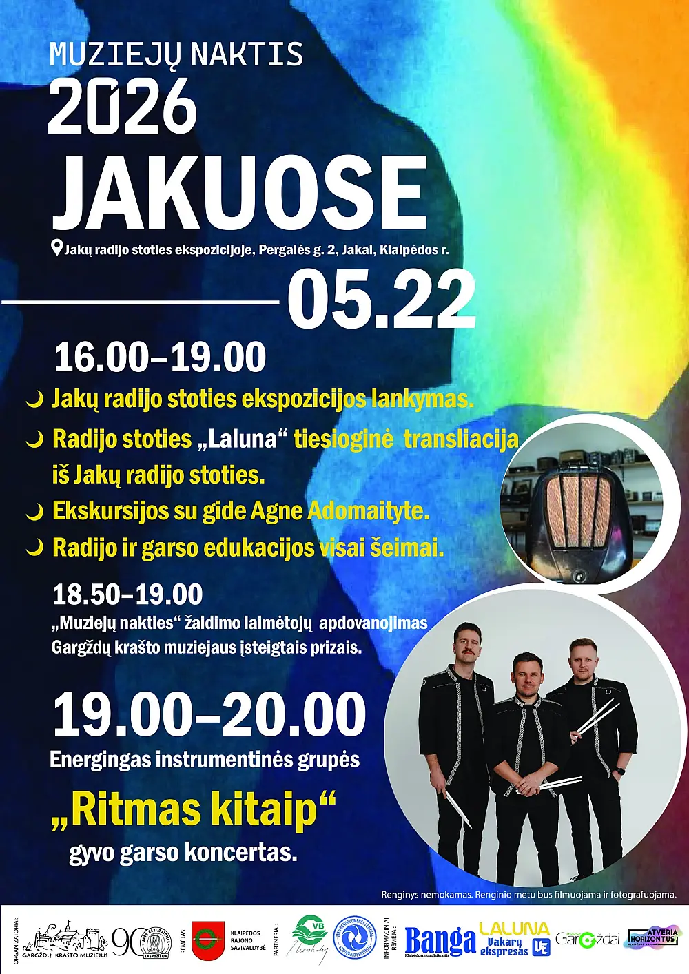 Muziejų naktis 2026 Jakuose