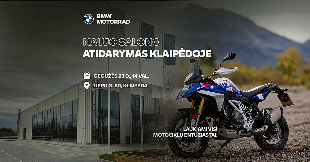 Naujojo BMW Motorrad salono Klaipėdoje atidarymas