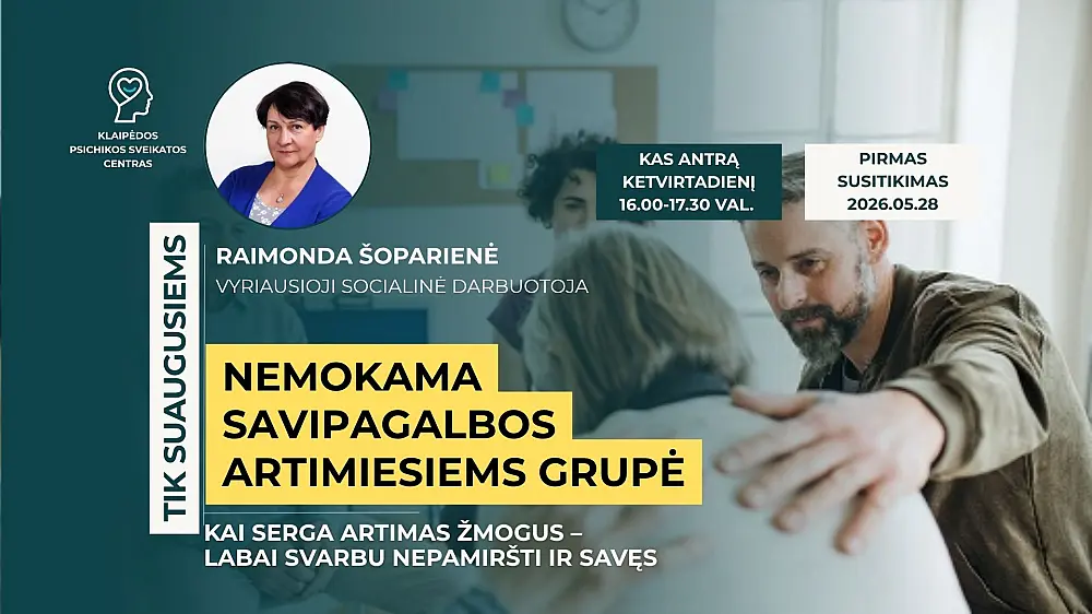 NEMOKAMA SAVIPAGALBA ARTIMIESIEMS GRUPĖ