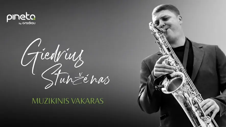 Nemokamas gyvos muzikos vakaras su Giedriumi Stunžėnu