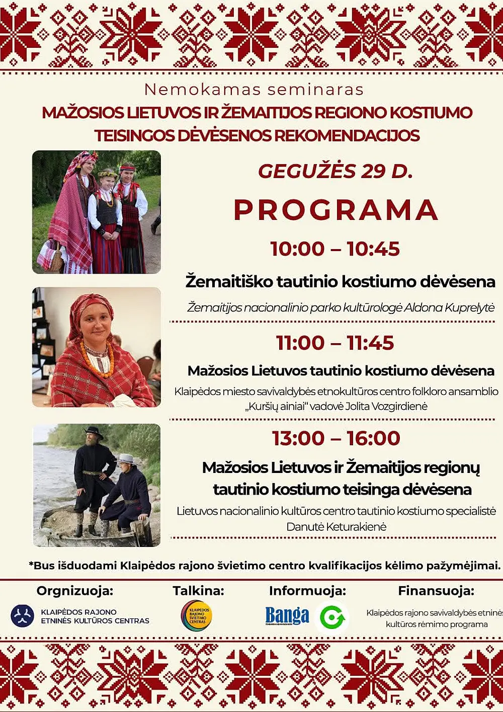 Nemokamas seminaras Doviluose