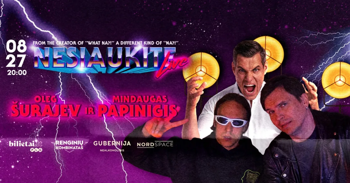 Nesiaukite Live - Oleg Šurajev ir Mindaugas Papinigis | Klaipėda