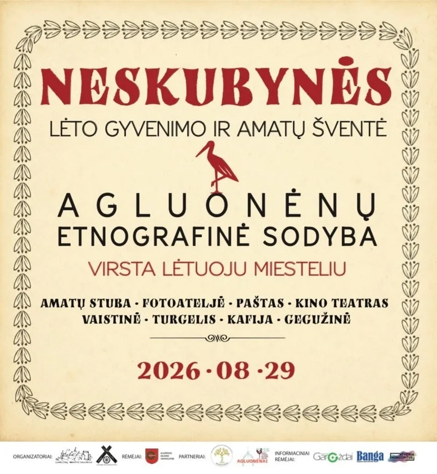 Neskubėjimo, tvarumo ir senųjų amatų šventę „Neskubynės“