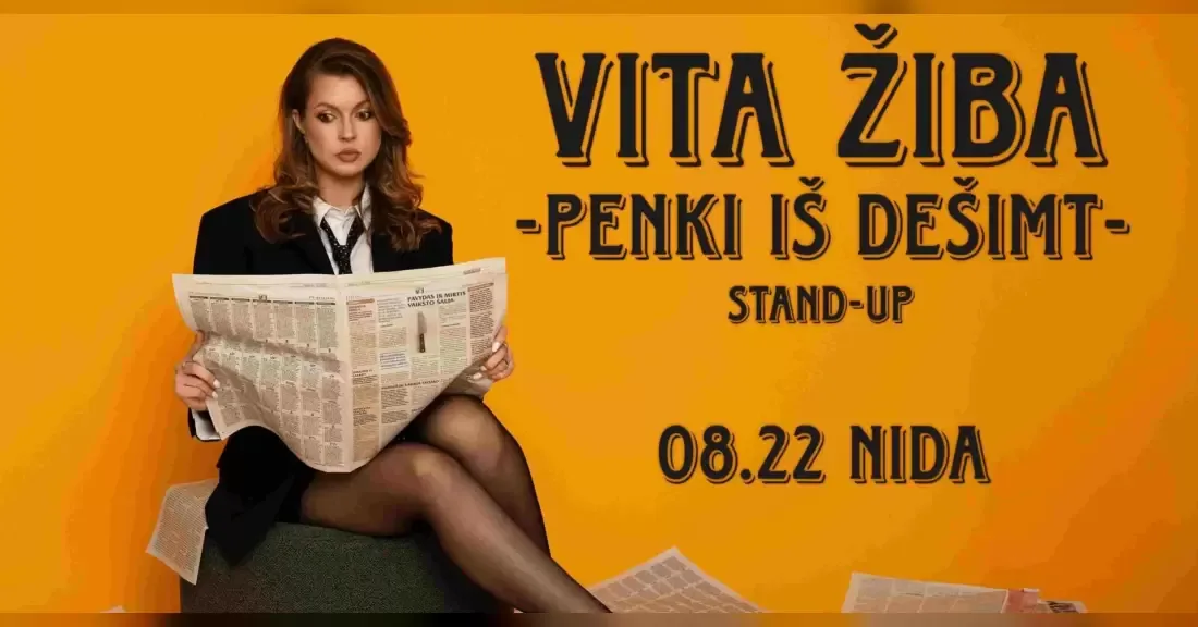NIDA | VITA ŽIBA STAND-UP "5 iš 10"