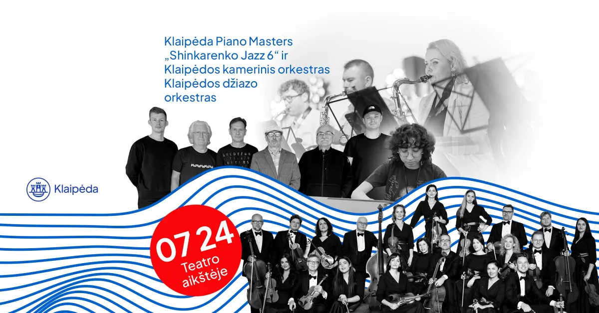 Jūros švente 2026: Penktadienio koncertai Teatro aikštėje