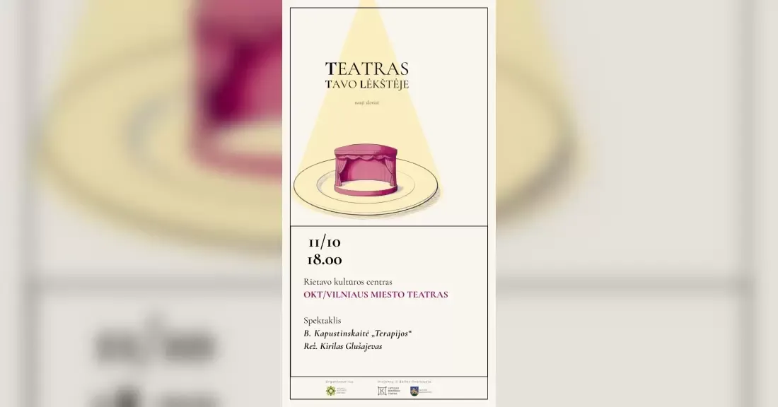 OKT/Vilniaus miesto teatro spektaklis – B. Kapustinskaitė „Terapijos“, rež. Kirilas Glušajevas