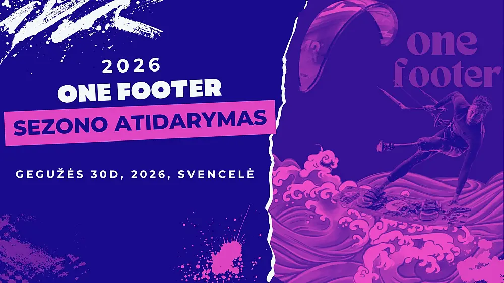One Footer 2026 sezono atidarymas