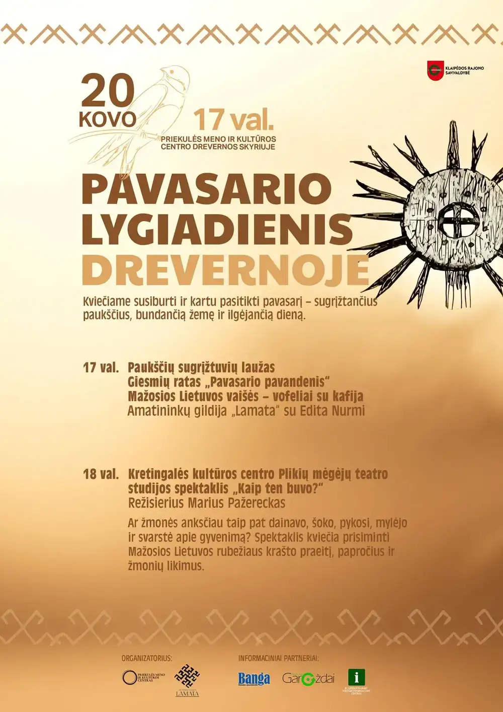 Pavasario lygiadienis Drevernoje!