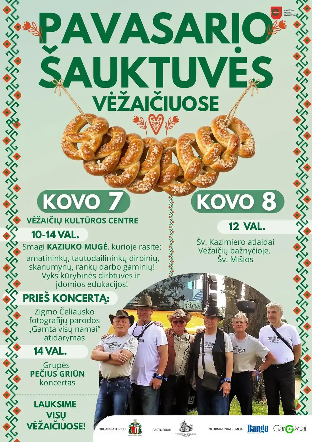 PAVASARIO ŠAUKTUVĖS VĖŽAIČIUOSE!