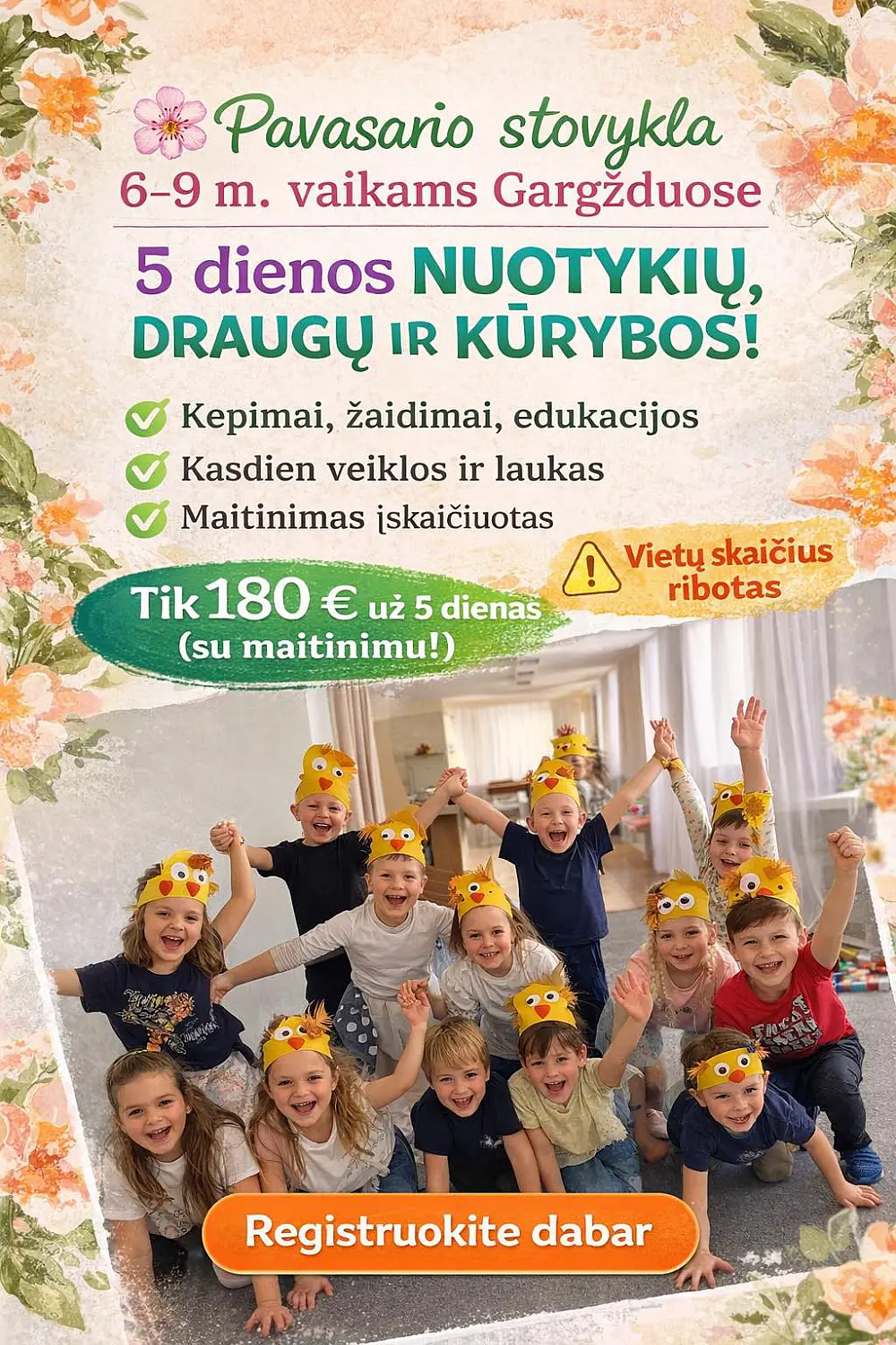 Pavasario stovykla Gargžduose