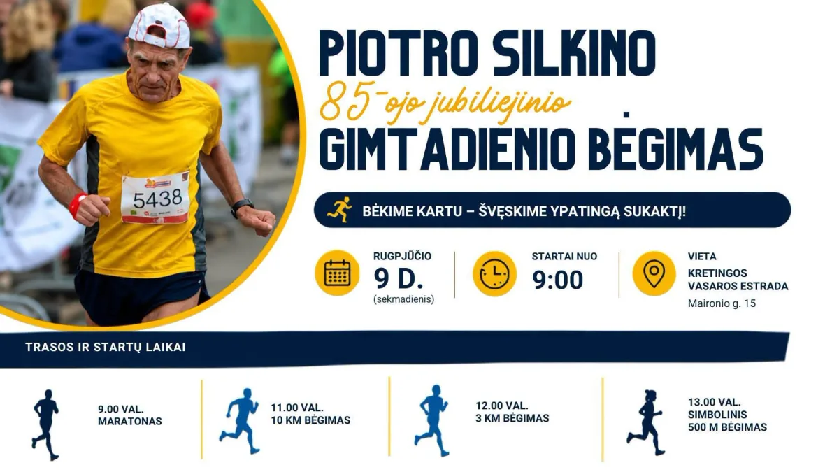 Piotro Silkino 85 jubiliejinio bėgimas