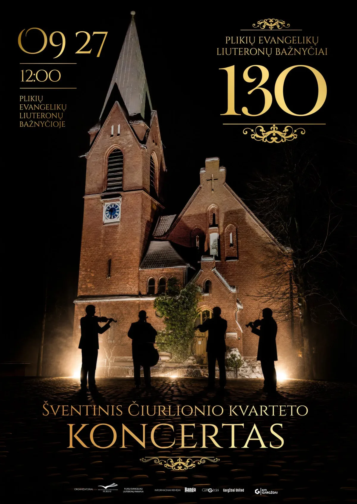 PLIKIŲ EVANGELIKŲ LIUTERONŲ BAŽNYČIAI - 𝟭𝟯𝟬