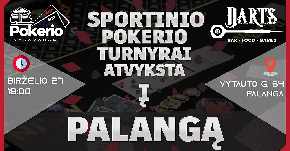 Pokerio karavanas Palangoje
