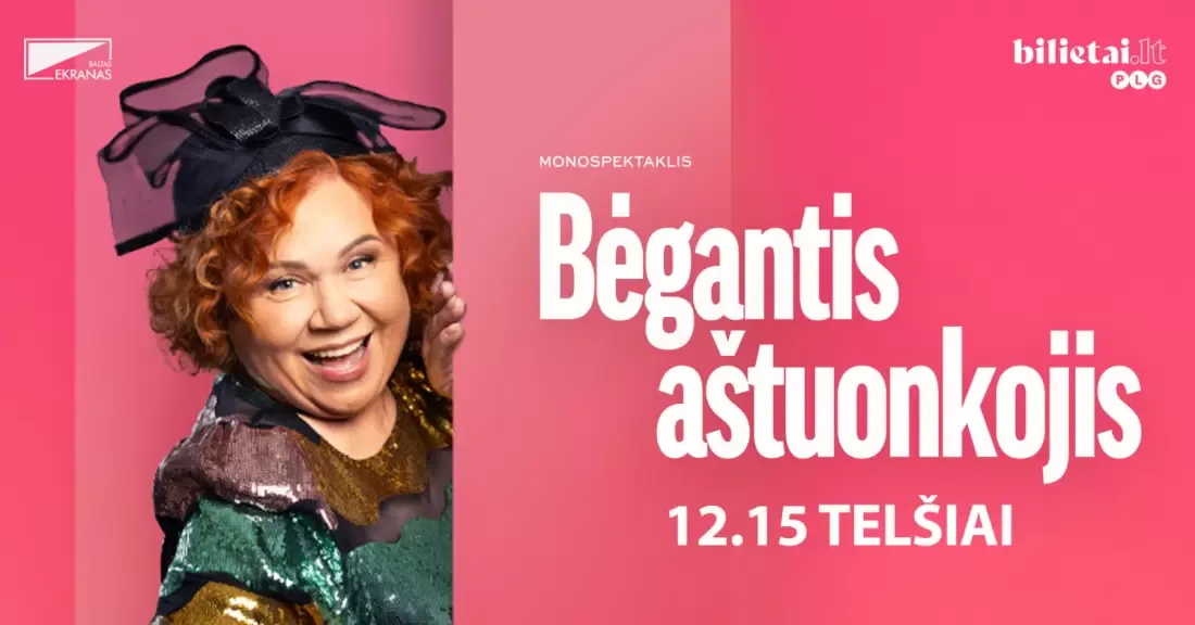 PREMJERA! Monospektaklis "BĖGANTIS AŠTUONKOJIS" | Telšiai