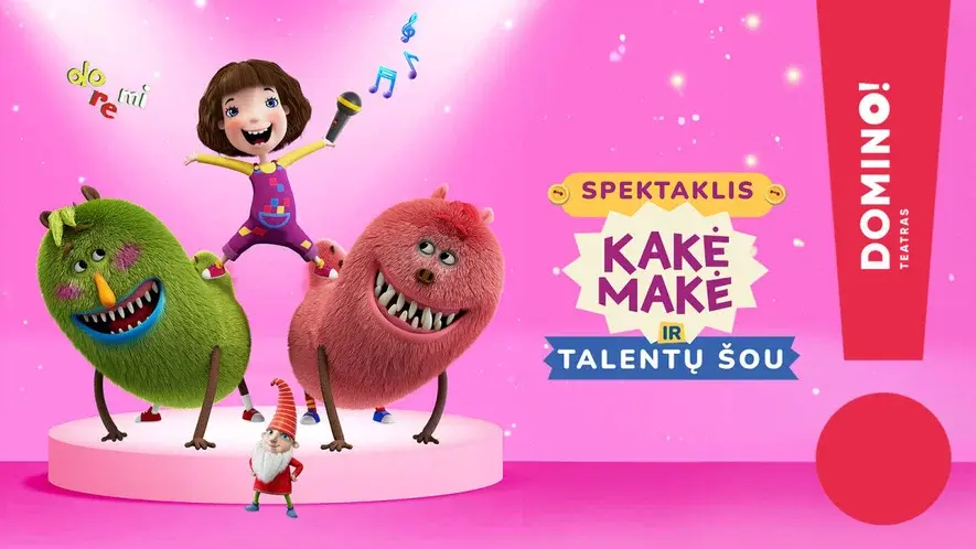 PREMJERA! Spektaklis vaikams 'Kakė Makė ir talentų šou'