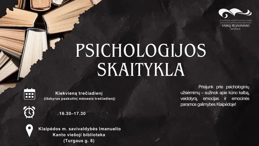Psichologijos klubo 'Psichologijos skaitykla' susitikimas