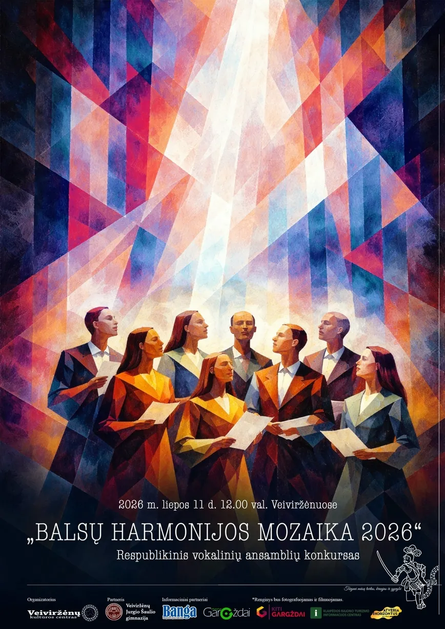 Respublikinis vokalinių ansamblių konkursas „Balsų harmonijos mozaika 2026“