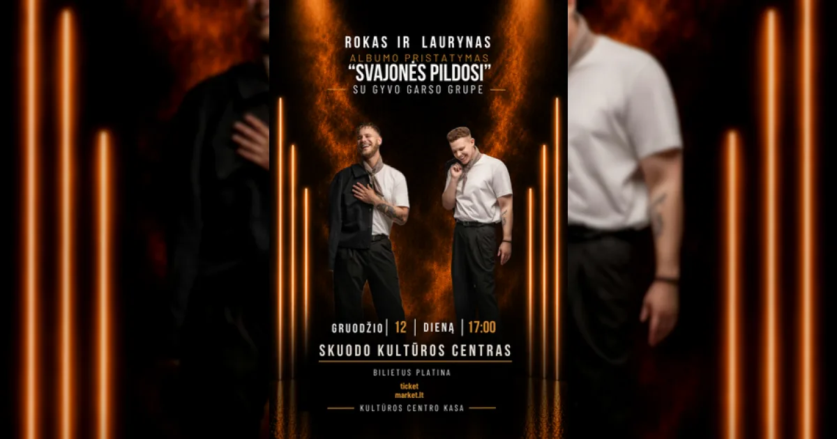 „Rokas ir Laurynas“ – 10 metų scenoje!