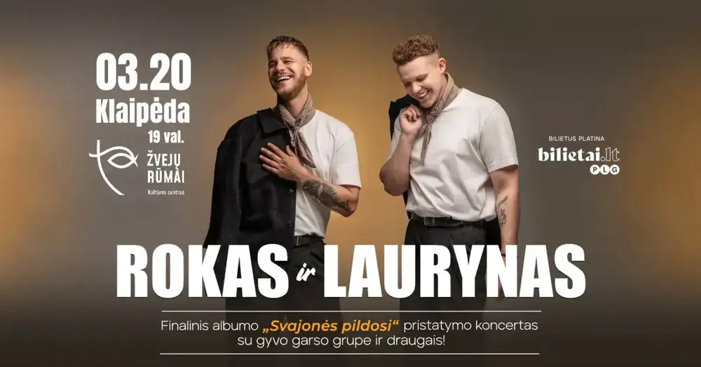 Rokas ir Laurynas finalinis albumo pristatymas!