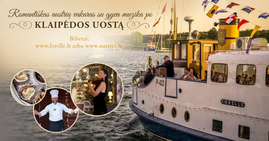 ROMANTIŠKAS AUSTRIŲ VAKARAS LAIVE FORELLE SU GYVA MUZIKA