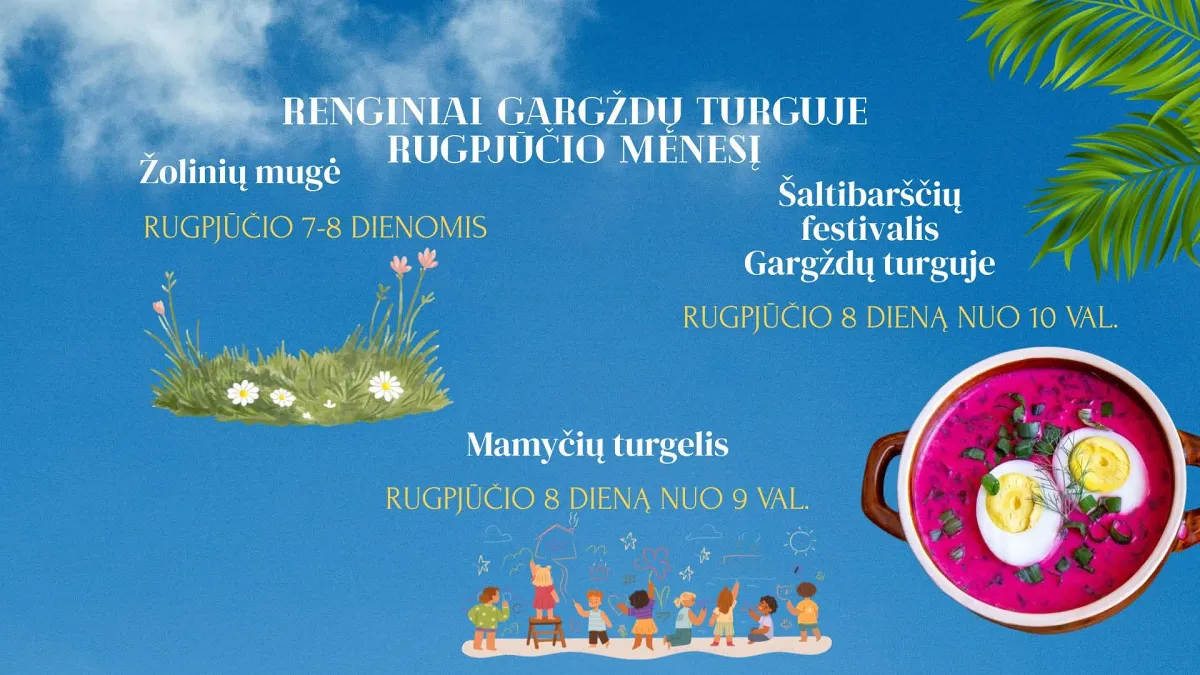 Rugpjūtis Gargždų turguje - tradicijos, skoniai, bendrystė