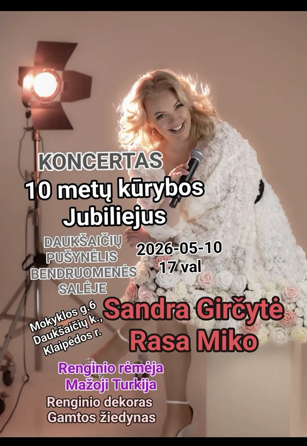 SANDROS GIRČYTĖS 10 metų kūrybos jubiliejus
