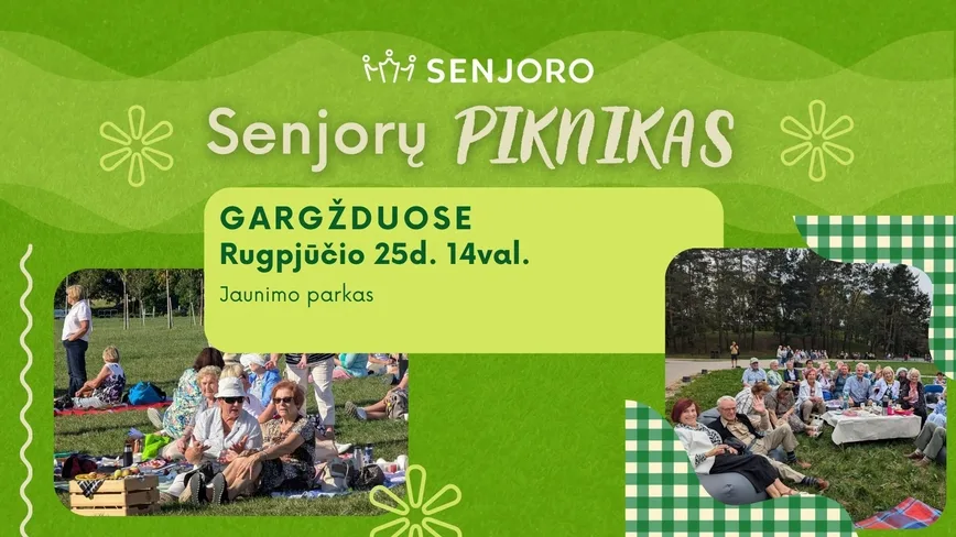 Senjorų piknikas Gargžduose
