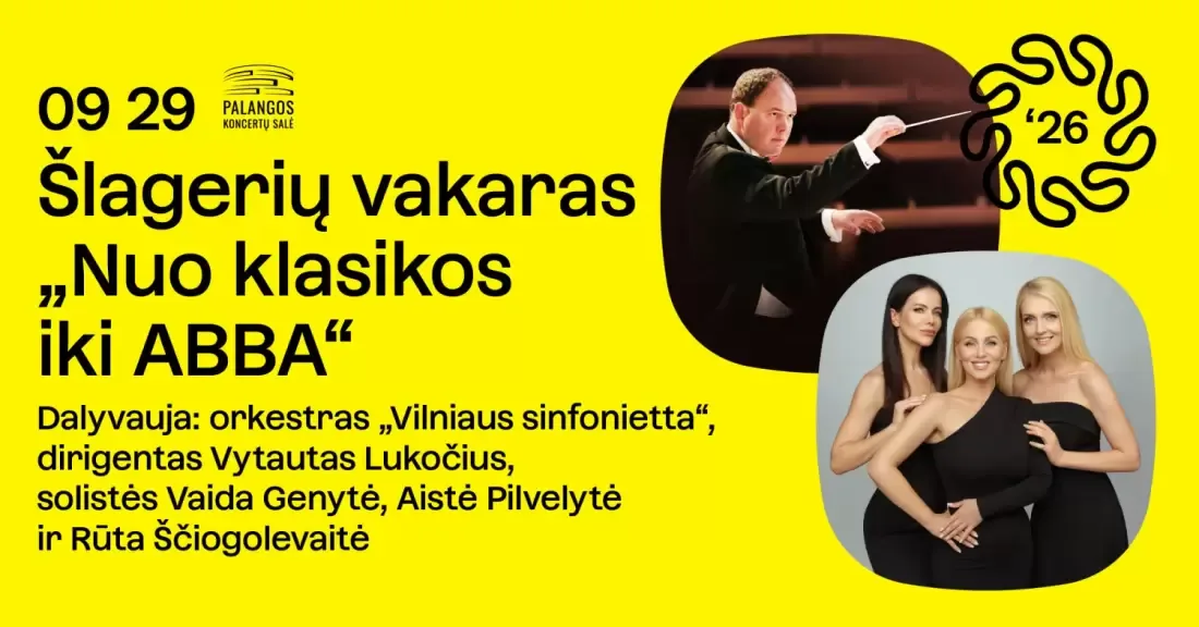 Šlagerių vakaras "Nuo klasikos iki ABBA"