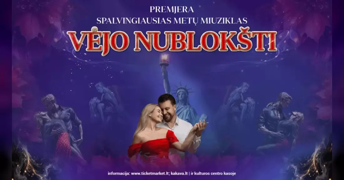 Spalvingiausias metų miuziklas „Vėjo nublokšti“