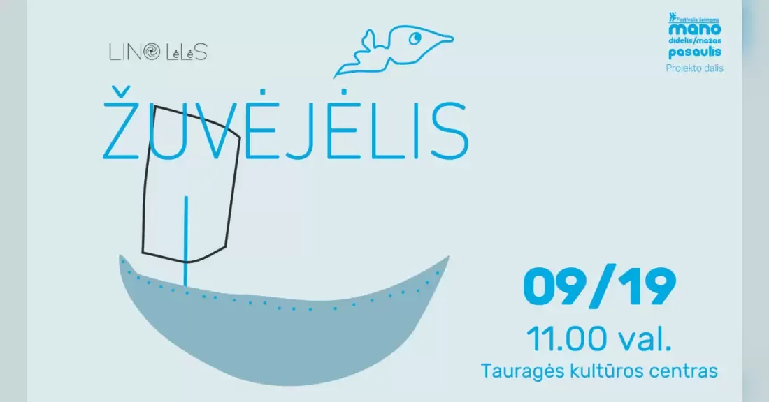 Spektaklis „Žuvėjėlis“ (vaikams nuo 4 m.)