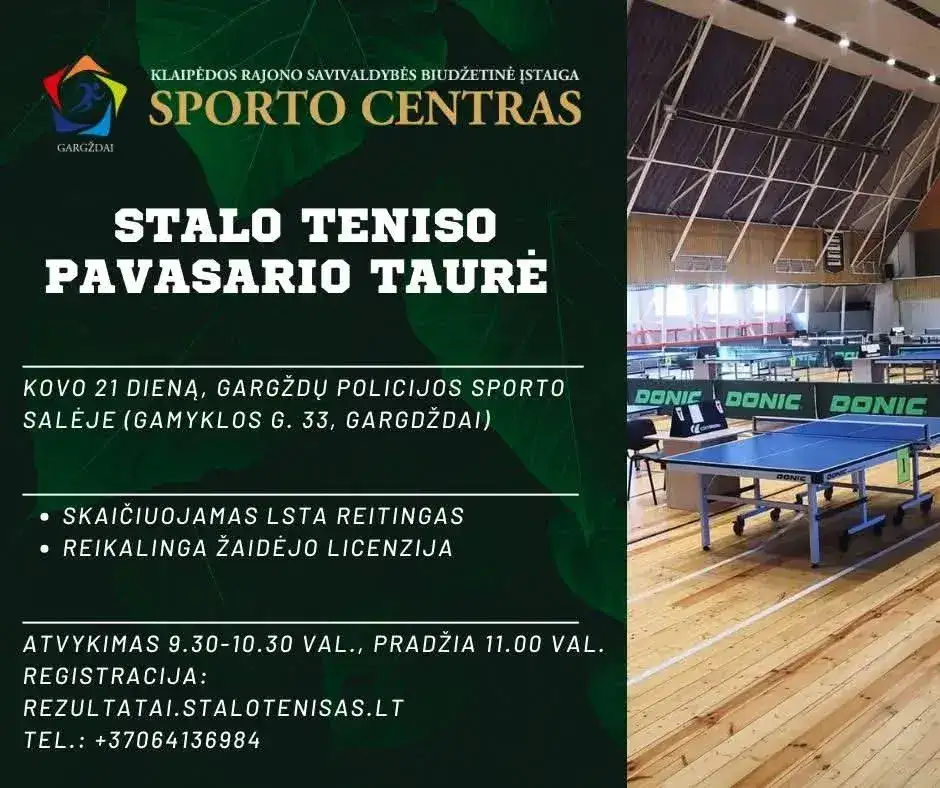 Stalo teniso pavasario taurė