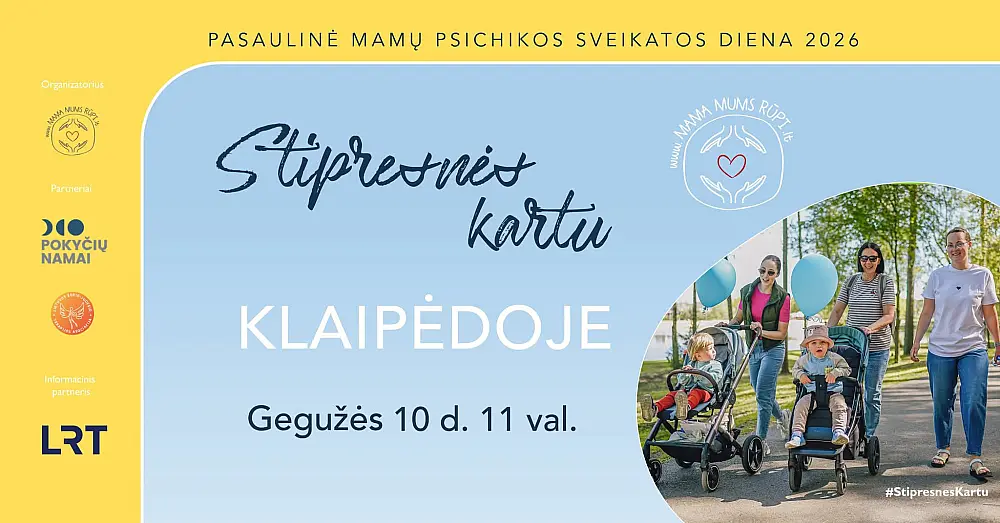 Stipresnės kartu Klaipėdoje
