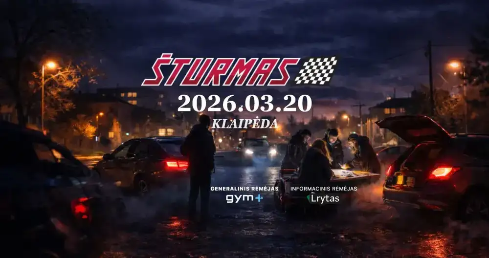 "ŠTURMAS" automobilių orientacinės varžybos Klaipėda!